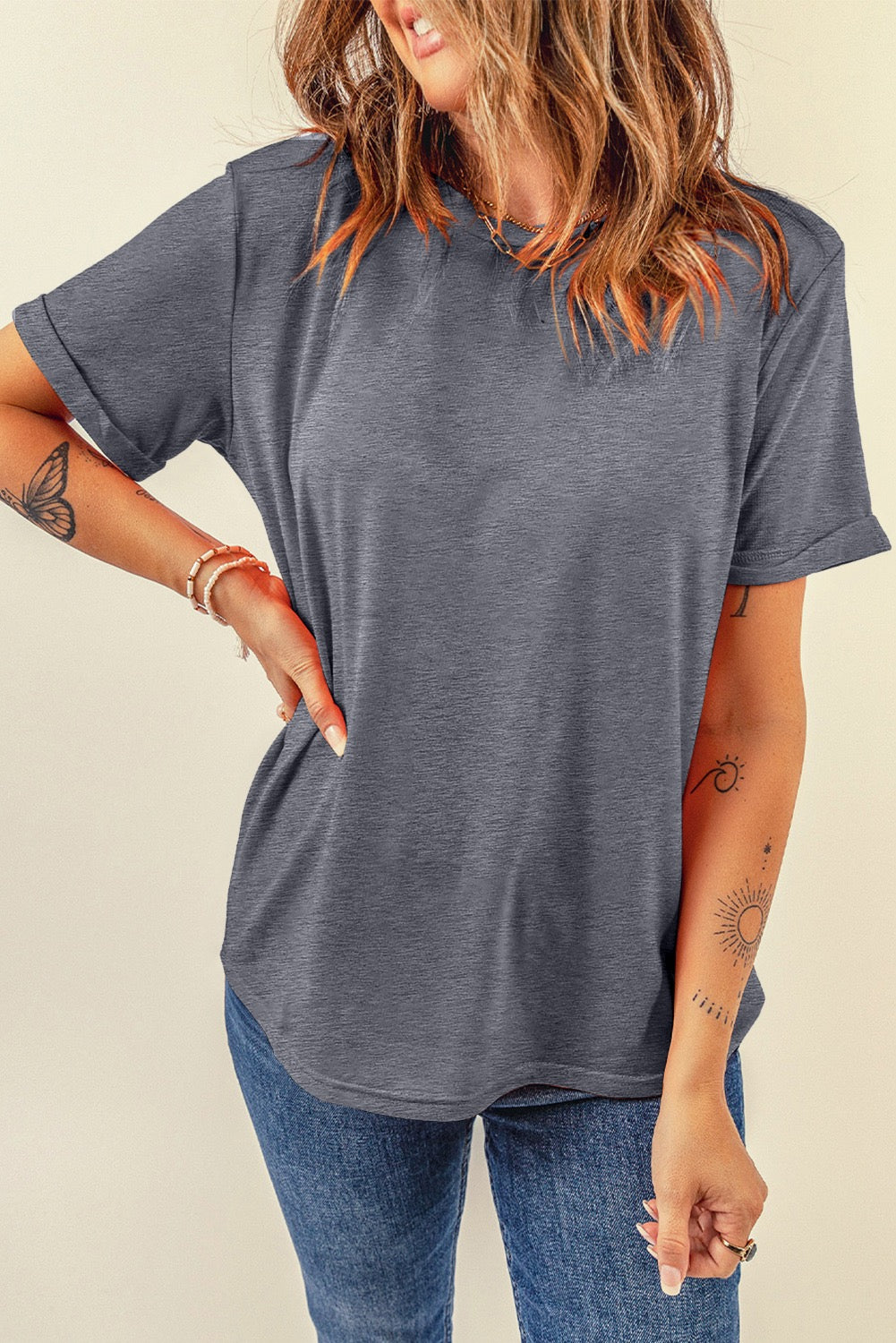 Casual Crewneck Tee
