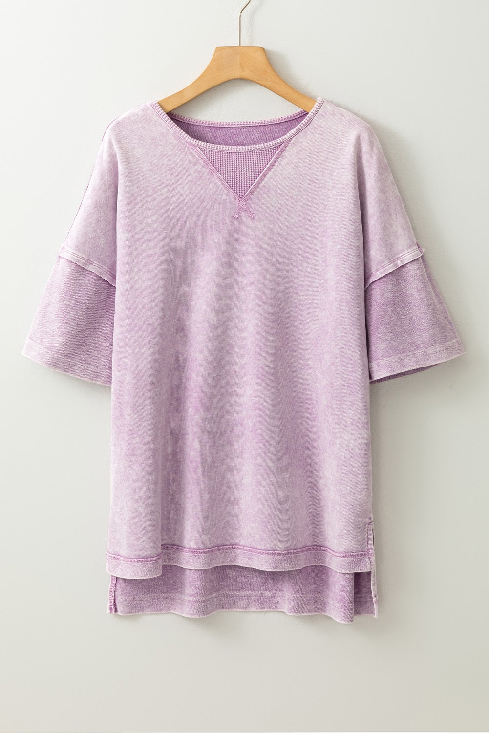 Orchid drop shoulder oversized tee