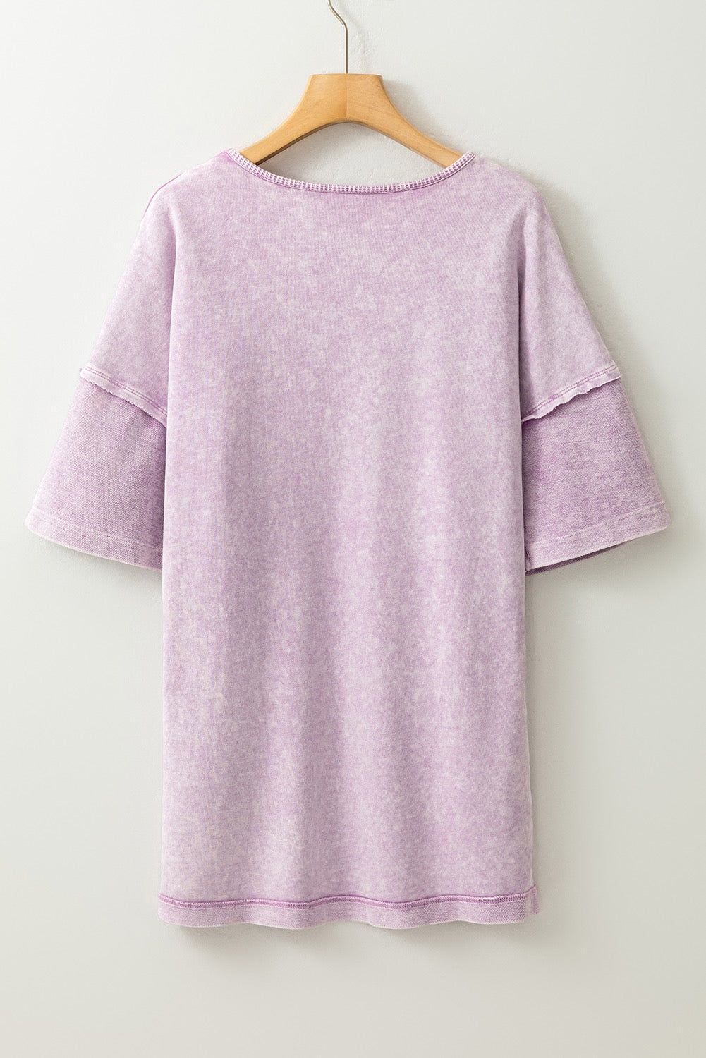 Orchid drop shoulder oversized tee