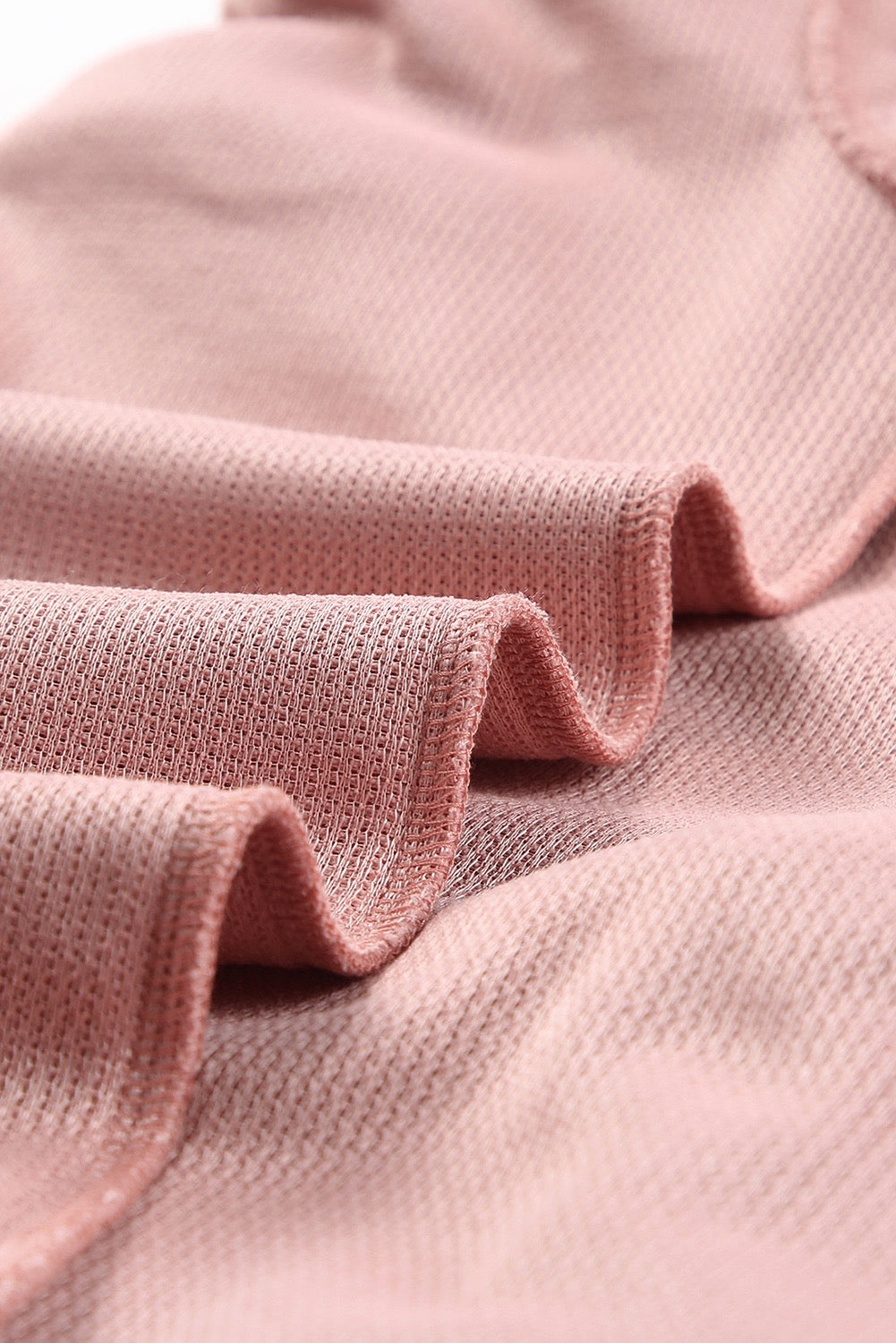 Ribbed Round Neck Pullover