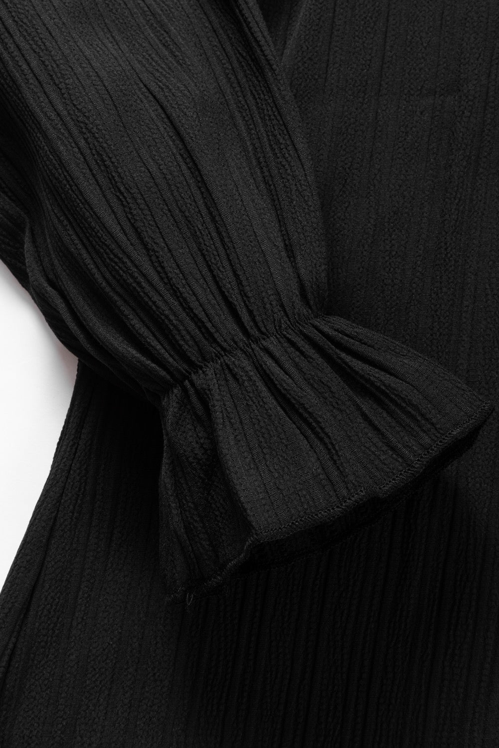 Frilled Mock Neck