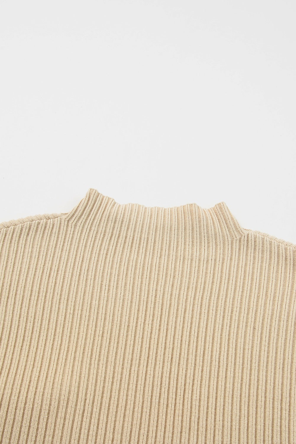 Patch Pocket Ribbed Knit Sweater