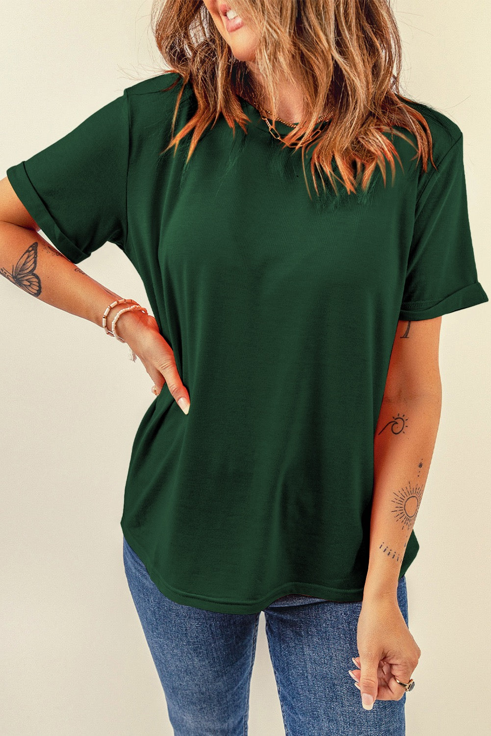 Casual Crewneck Tee