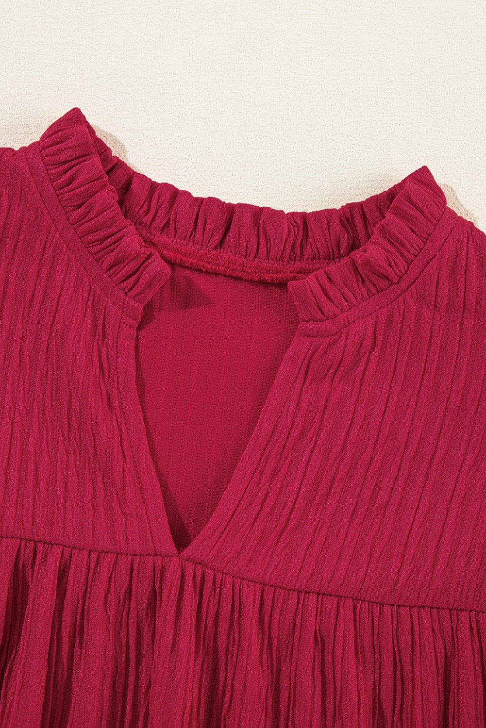 V-Neck Loose Mini Dress