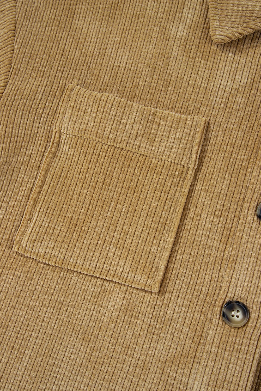 Button Up Corduroy Shacket