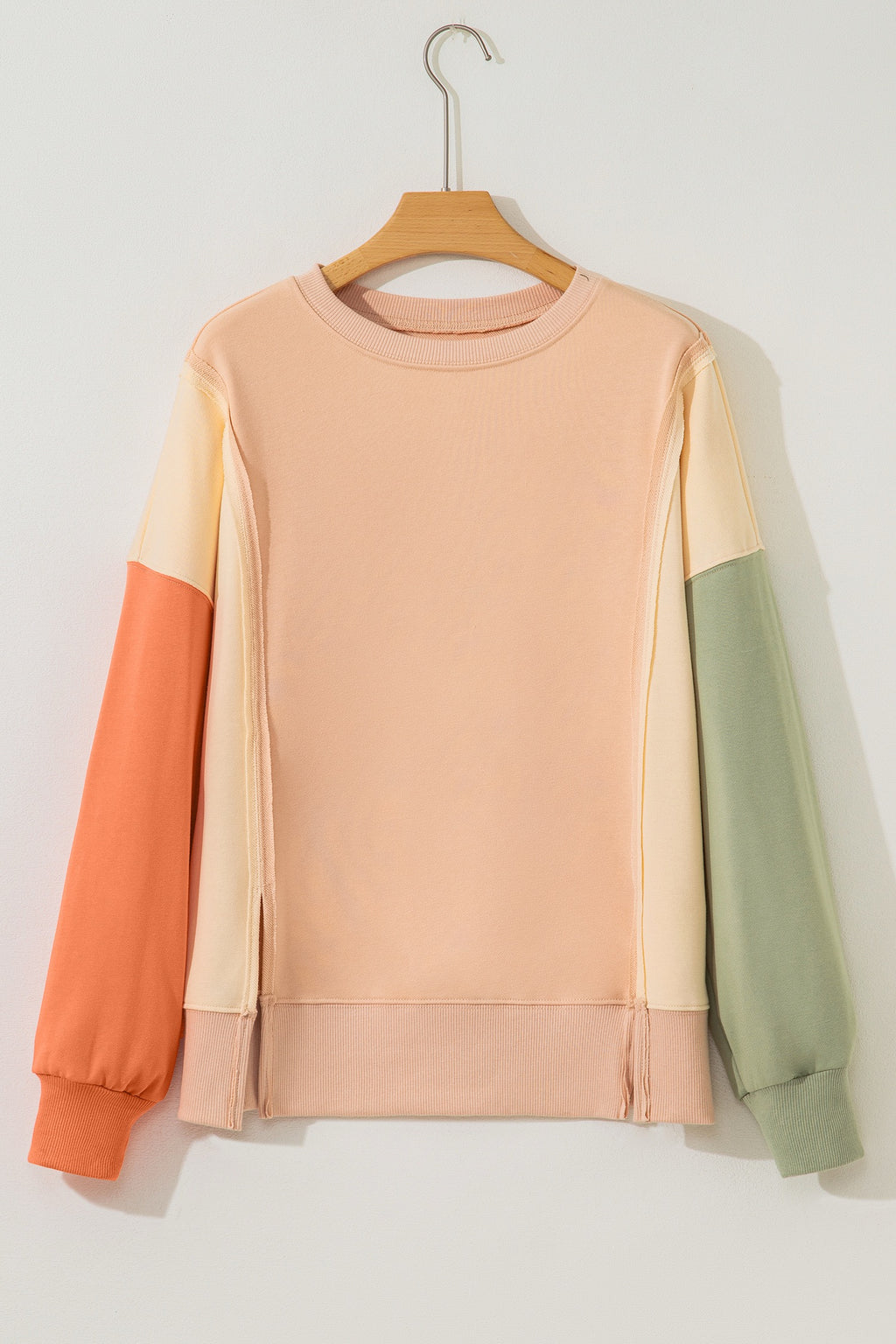 Color Block Lightweight Sweater