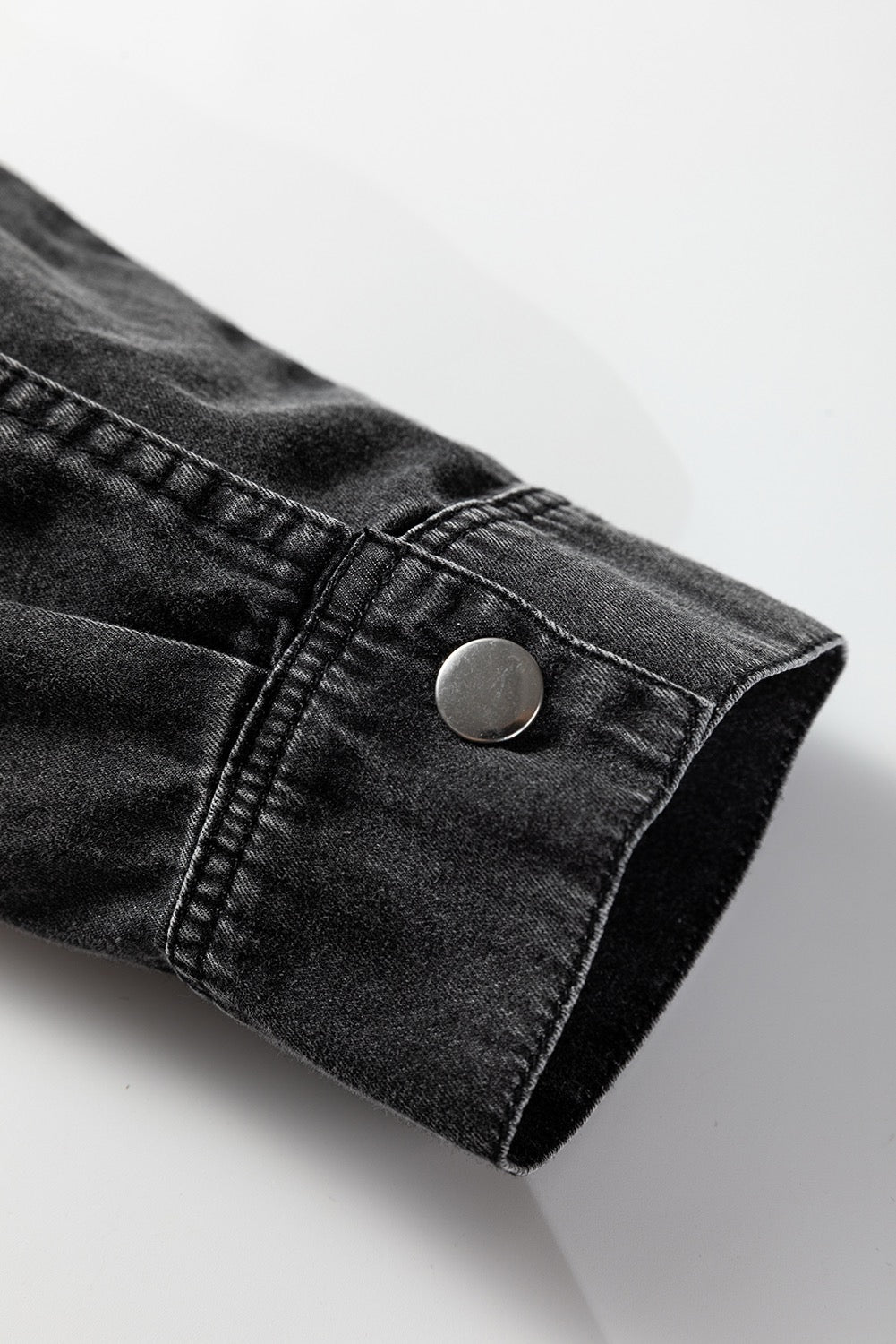 Raw Denim Loose Shirt Dress